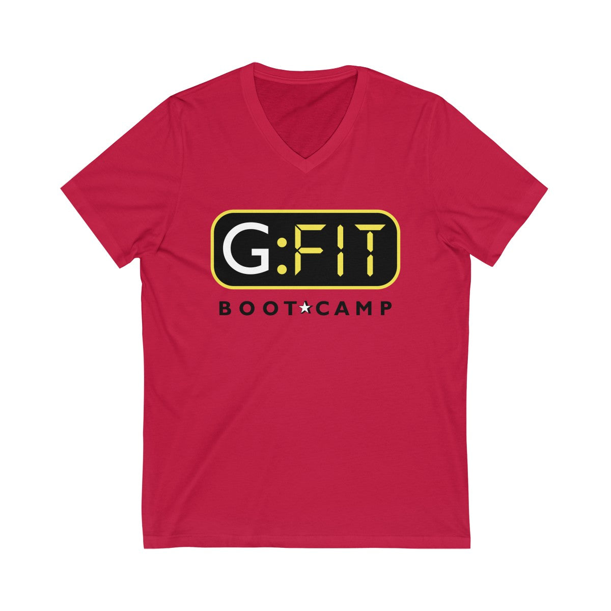 Unisex Jersey Short Sleeve V-Neck Tee