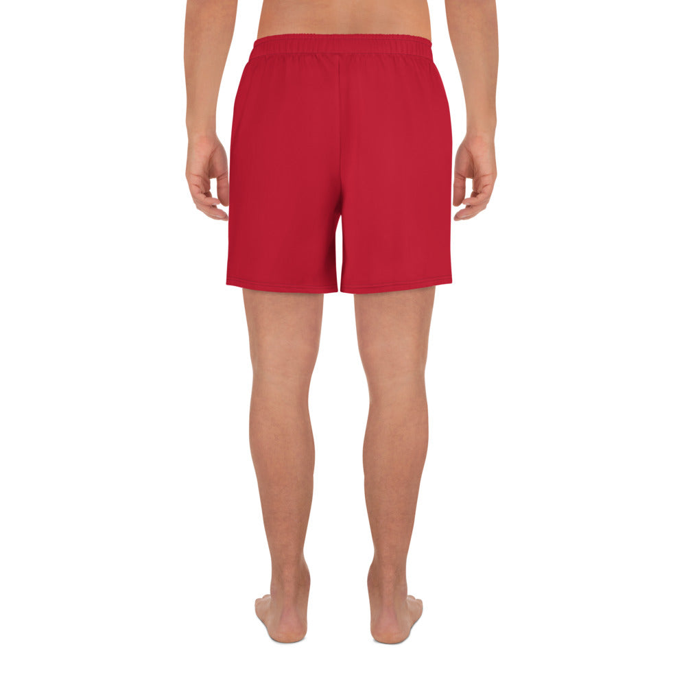 All-Over Print Men's Athletic Long Shorts