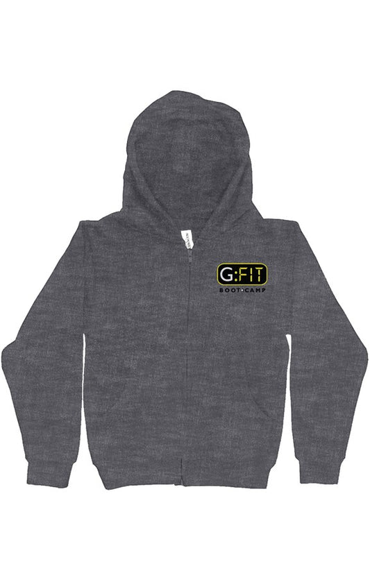 Youth Midweight Hooded Full-Zip Sweatshirt