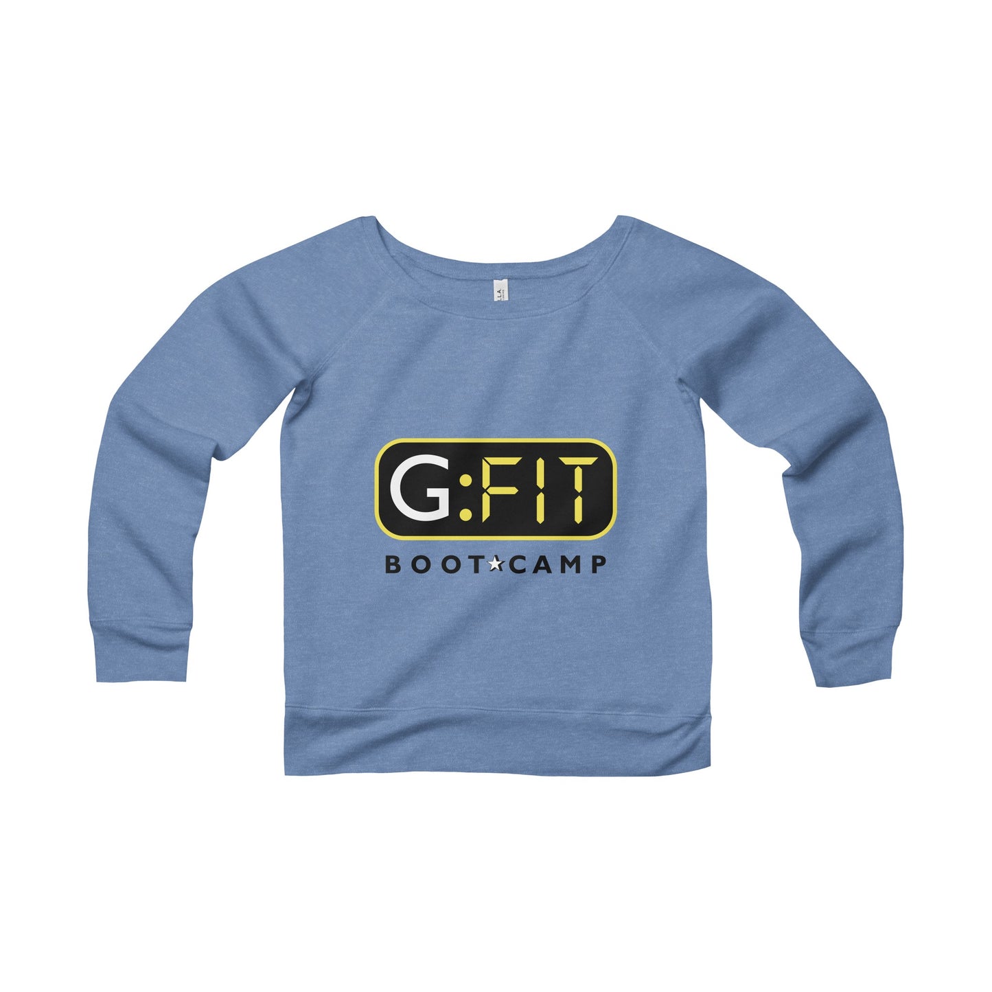 Women's Sponge Fleece Wide Neck Sweatshirt
