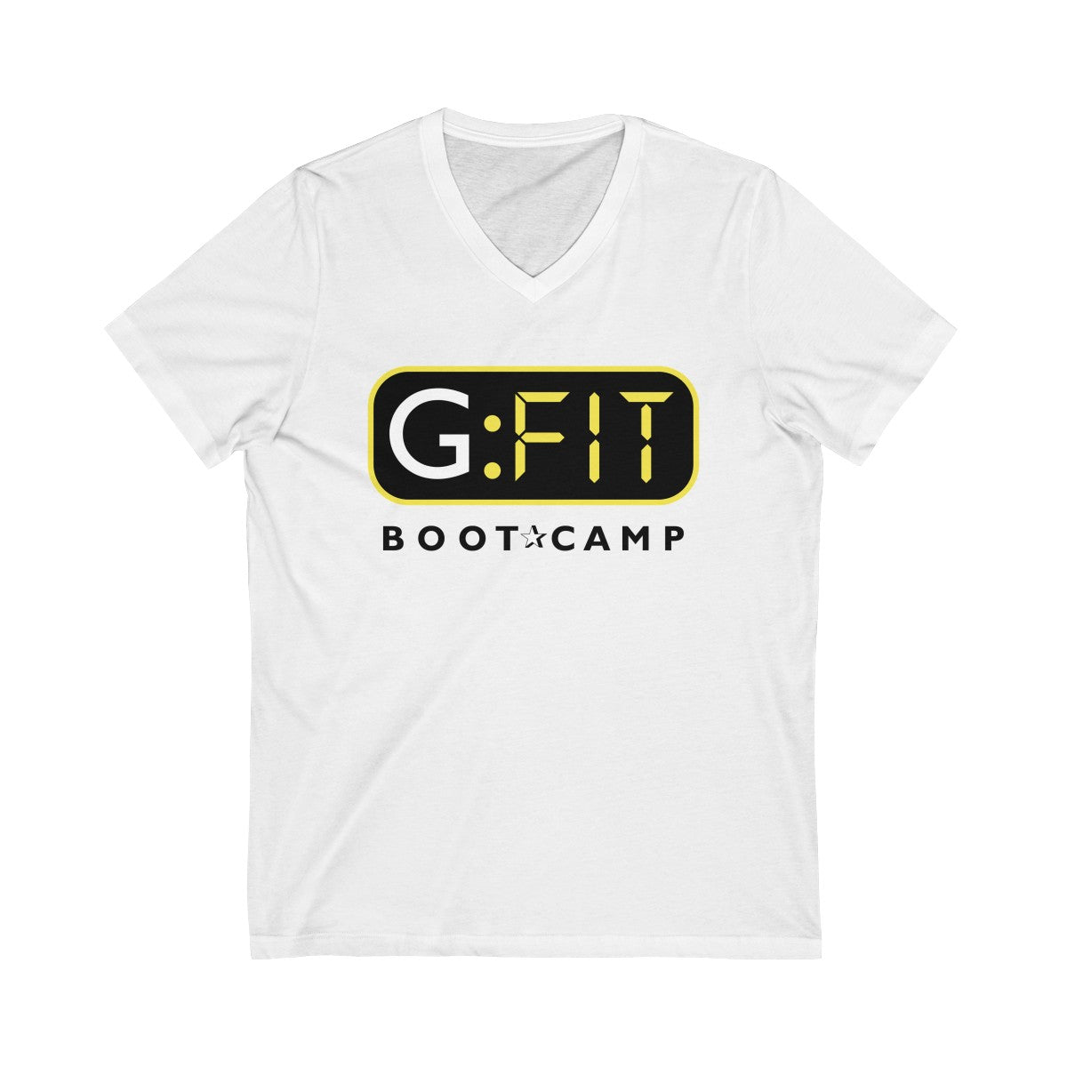 Unisex Jersey Short Sleeve V-Neck Tee