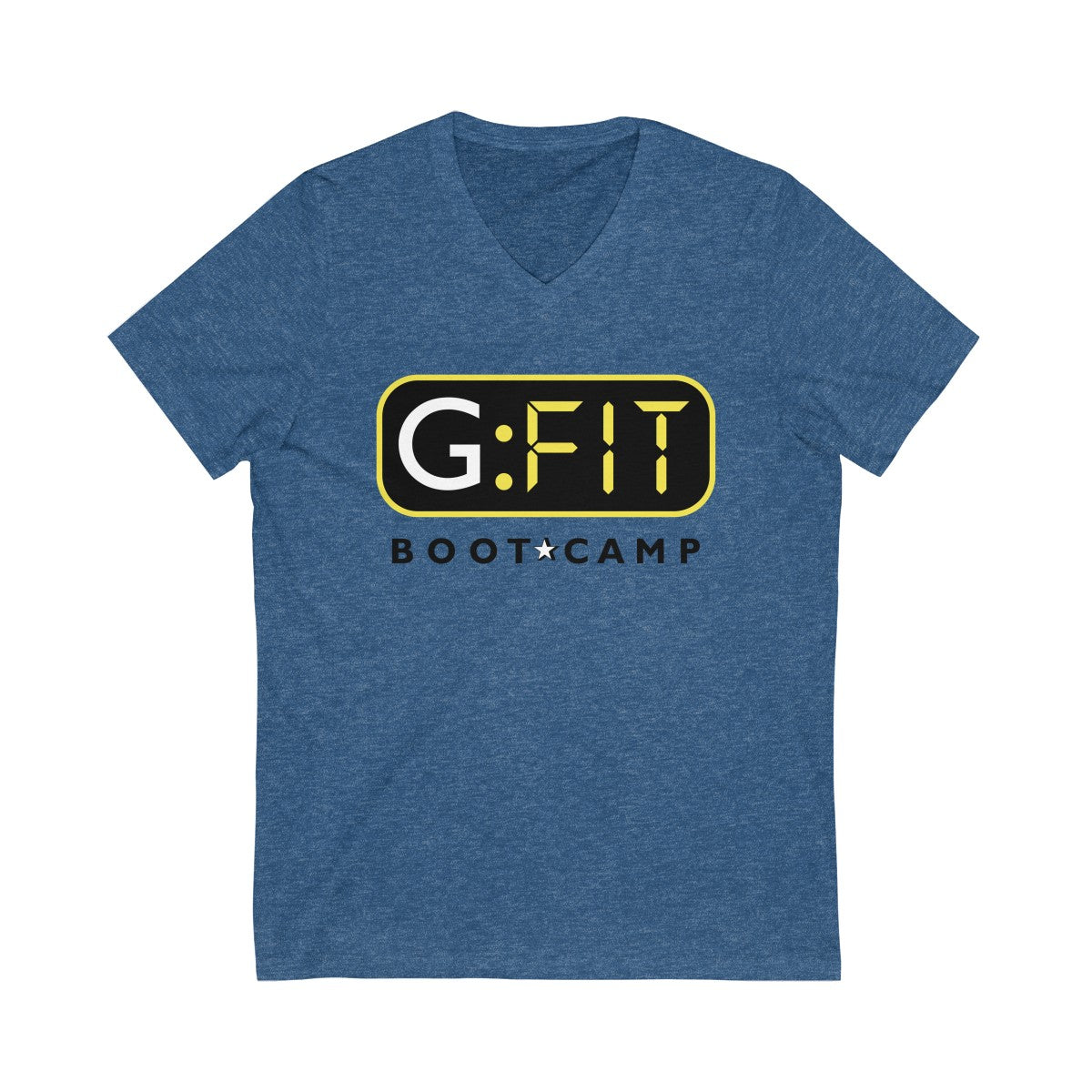 Unisex Jersey Short Sleeve V-Neck Tee