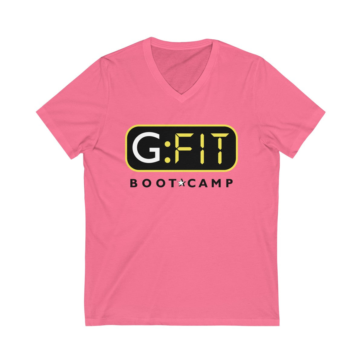 Unisex Jersey Short Sleeve V-Neck Tee