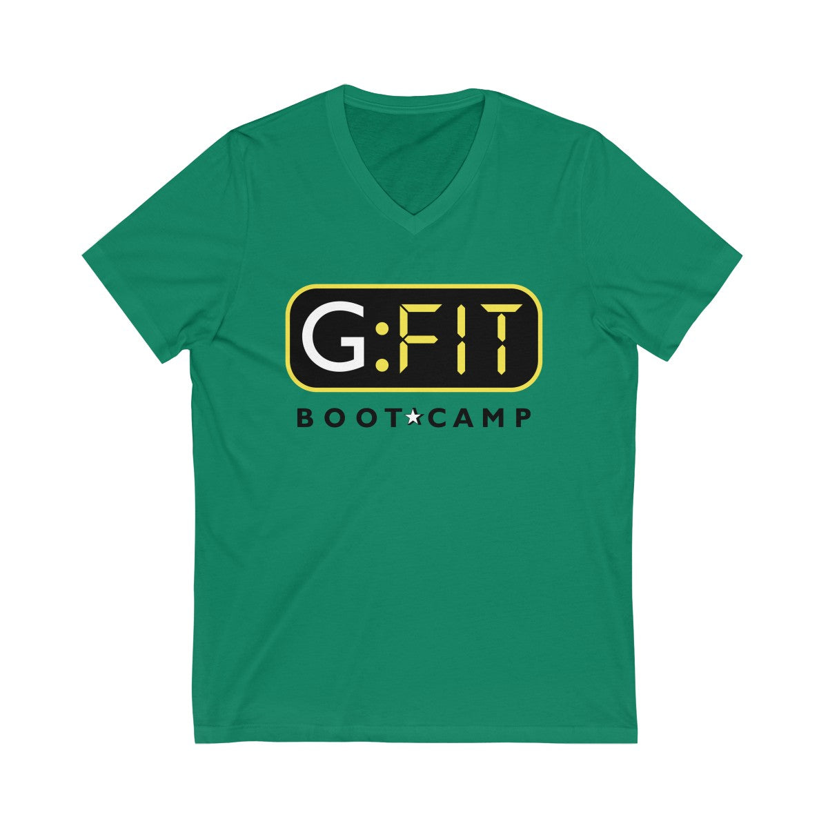 Unisex Jersey Short Sleeve V-Neck Tee