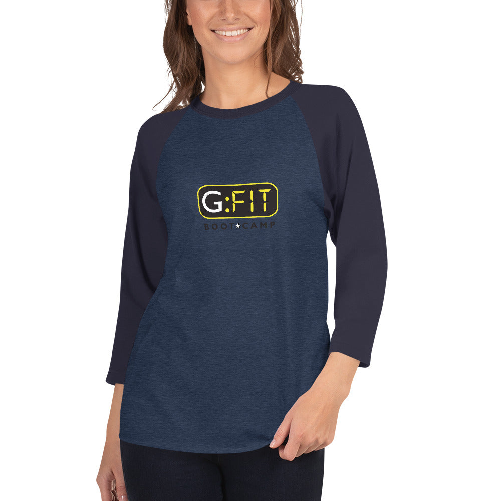3/4 sleeve raglan shirt