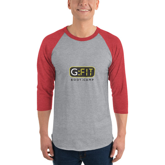 3/4 sleeve raglan shirt